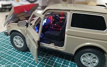 baqaji: Miqyaslı kolleksiya modeli – Lada Niva 4x4 (SUV) - Korpus rəngi: bej — 3