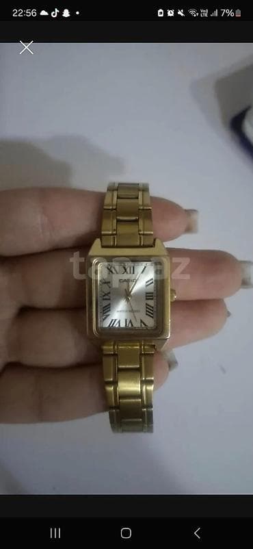 Yeni, Qol saatı, Casio, rəng - Qızılı