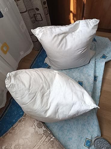Yuxu üçün toyuq tükü ilə doldurulmuş yastıqlar,70×70,birinin çəkisi