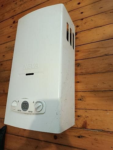 hava isidici: NEVA 4510 qazla işləyən su qızdırıcısı (kolonka) - Divara asılan — 2