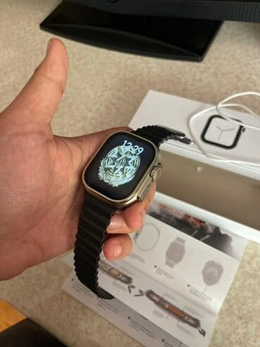 böyük soba: Smart saat, Sensor ekran, rəng - Qara — 3