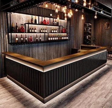 stol stullarin satisi: Restoran, kafe, cofe shop bar masalarının yığılması hər ölçüdə, 5 — 6