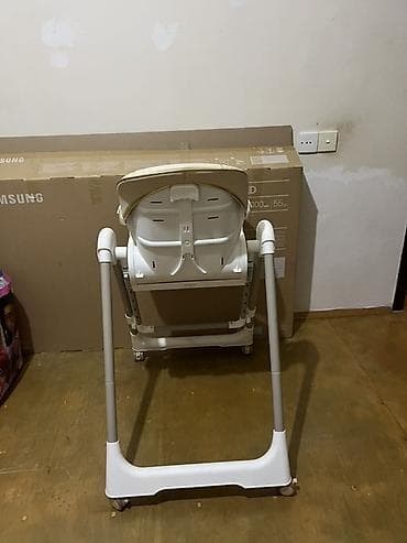 4 ayliq usaq sekilleri: Uşaq yemək oturacağı – tənzimlənən və çoxfunksiyalı - Rəng: bej/ağ - — 3