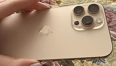 Audio: IPhone 16 Pro Max, 256 GB, Qızılı, Face ID — 2