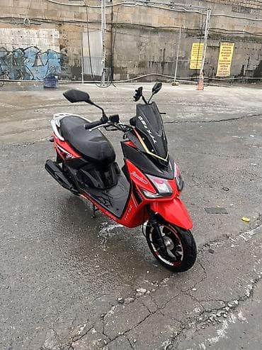 moped model: Satılır: Skuter freedom fet 49 - Rəng: Qırmızı-qara, aqressiv — 2