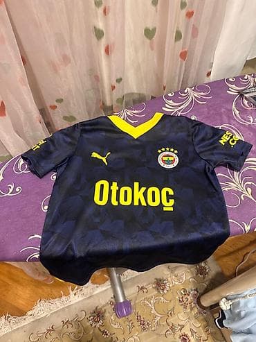Fenerbahçe uşaq futbol forması - Rəng: tünd lacivərt (geometrik — 1