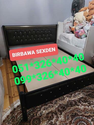 Çarpayılar: Yeni, İkinəfərlik çarpayı, Bazasız, Matras ilə, Siyirməsiz, Azərbaycan — 17