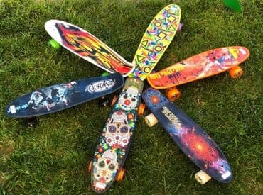 uşaqlar üçün tekerli krosovkalar: Pennyboardlar Skeybord, Kaykay, Skeyt və Pennyboardlar🛹 🔹Hər növ və — 1