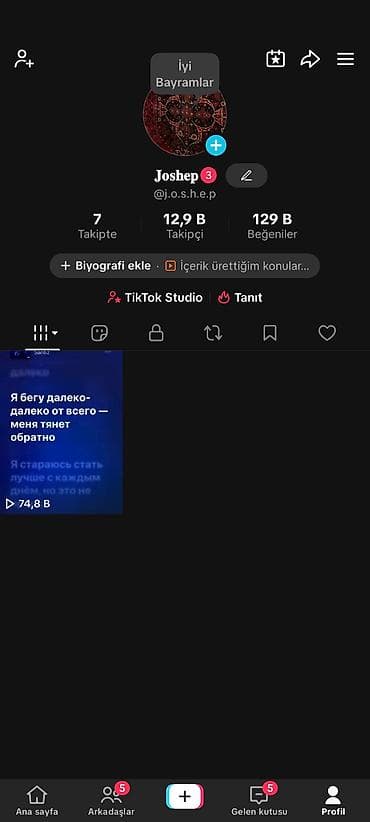 ff hesap satışı: Xidmət: TikTok hesabında reklam yerləşdirilməsi və məzmun — 1