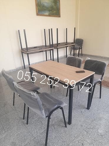 Stol atul şaxmat masa stul dəsləri sexdən satış isdəlnən növü biznesin — 3