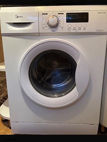 100 cc mator: Paltaryuyan maşın Midea, 6 kq, İşlənmiş, Avtomat, Qurutmasız, Ünvandan götürmə — 1