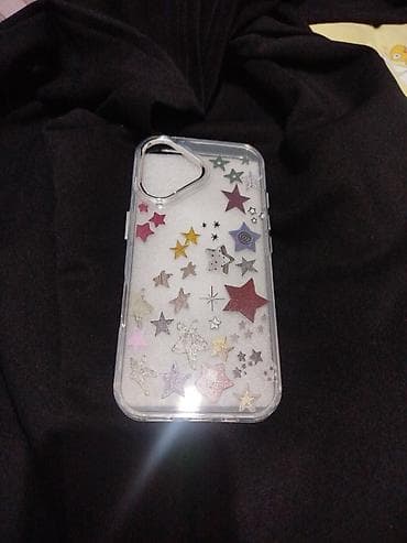 Parlaq ulduz naxışlı şəffaf telefon örtüyü. Marka: İPhone 17 - lalafo.az -da Parlaq ulduz naxışlı şəffaf telefon örtüyü. Marka: İPhone 17 -