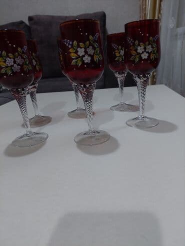 yag qabı: Qədəhlər, rəng - Qırmızı — 2