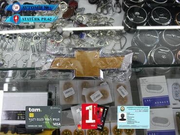Chevrolet emblem bundan başqa hər növ avtomobi̇l aksessuarlarinin