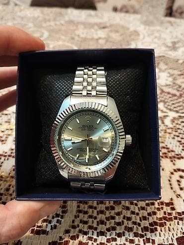 qol sahatlar: Yeni, Qol saatı, Rolex, rəng - Gümüşü — 1