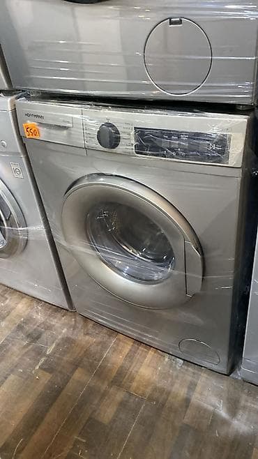 Soyuducu Paltaryuyan televizor vitrinlerin satış mərkəzi: Hoffmann önyükləməli paltaryuyan maşın - Rəng: metalik boz - Ön