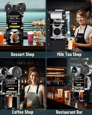 Fincan möhürləyən maşın (Cup Sealing Machine) Yüksək məhsuldarlıqla — 2