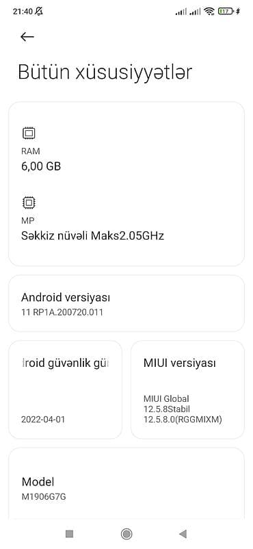 note 8 pro plata: Redmi Note 8 Pro, 64 GB, rəng - Qara, Barmaq izi — 3