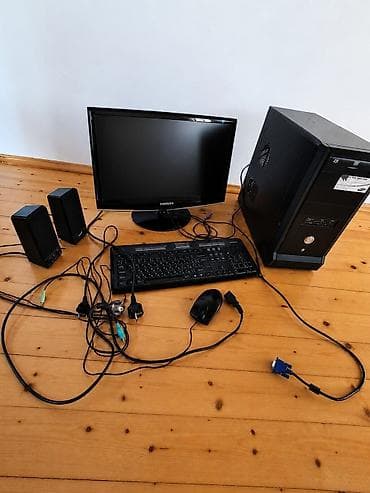 islenmis plansetlerin satisi: Masaüstü kompüter dəsti Tərkib: - Sistem bloku (ATX korpus, ön — 1