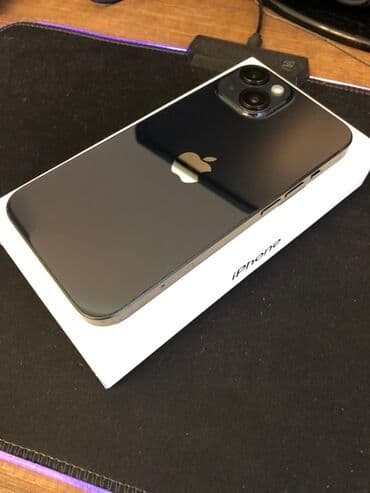 iphone 14 azerbaycan qiymeti: IPhone 14, 128 GB, Midnight, Face ID — 1