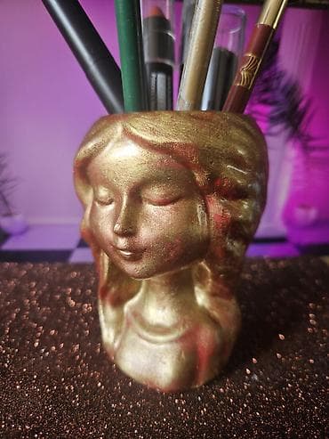 Fiqurlar: Fiqur, Gips, rəng - Qızılı — 2