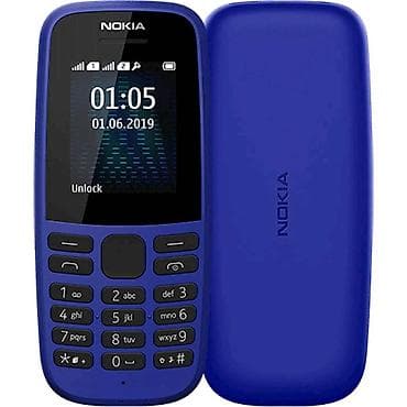 Nokia 105 4G, < 2 GB Memory Capacity, rəng - Göy, Düyməli — 1