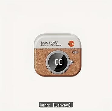 ucuz printer satilir: Simsiz (Bluetooth) Qulaqcıqlar, rəng - Qəhvəyi — 4