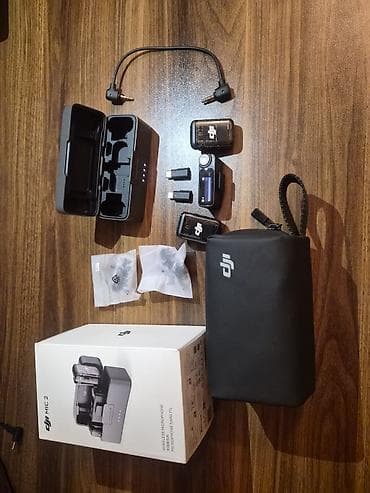 DJI Mic 2 simsiz mikrofon sistemi Paket məzmunu: - 2 ədəd simsiz