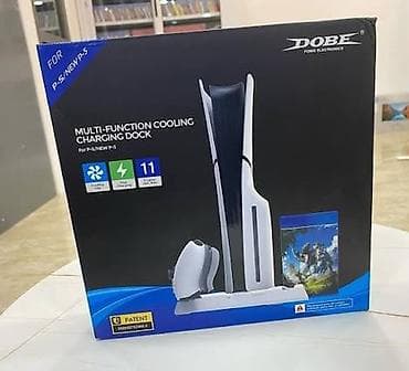 Dobe Multi-Function Cooling &amp; Charging Dock – PS5 üçün - PS5/PS5