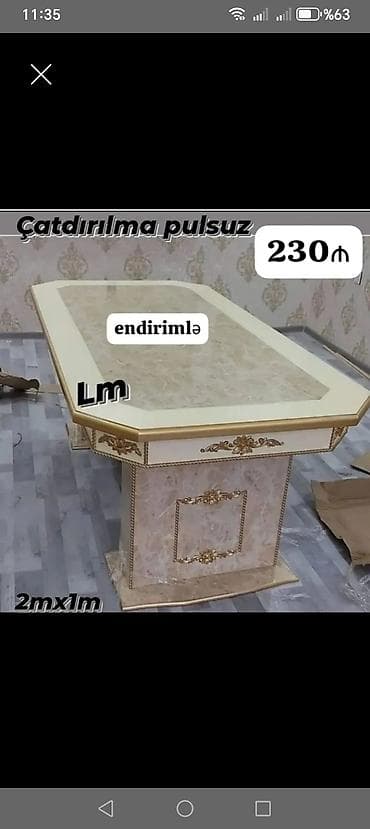 10 10 profil: Düz masa, Açılmayan — 2