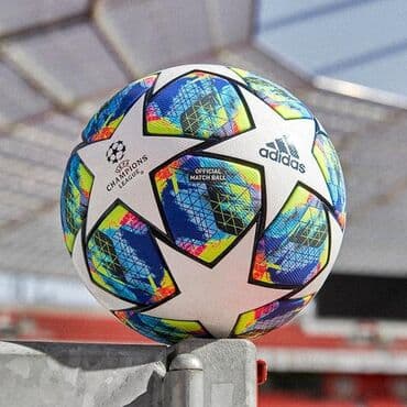 imzalı futbol topu: Futbol topu "Liga Champion -Adidas". Keyfiyyətli futbol topu — 5