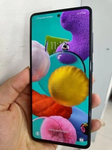 Samsung: Samsung Galaxy A51, 128 GB, rəng - Göy, Sensor