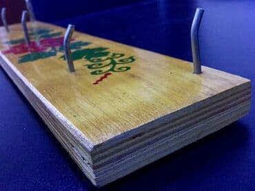 Quruducular: Əl ilə milli üslubda hazırlanmış taxta asqı — 2