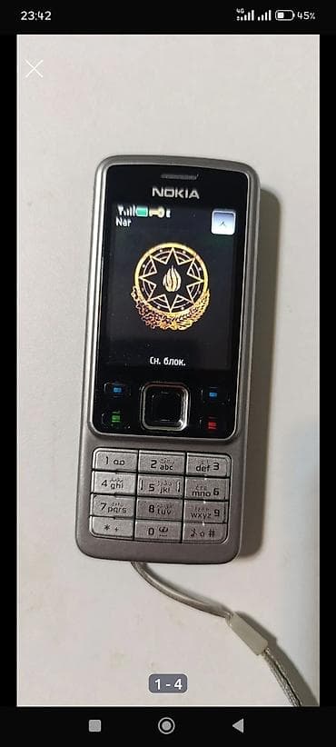 iran peçi şam: Nokia 6300 4G, rəng - Gümüşü, Düyməli — 3