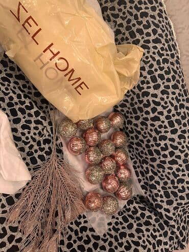 novruz bezeyi: Yeni il bəzək dəsti temiz şüşədəndir baha alinib - Rəng: roz-qızılı — 3