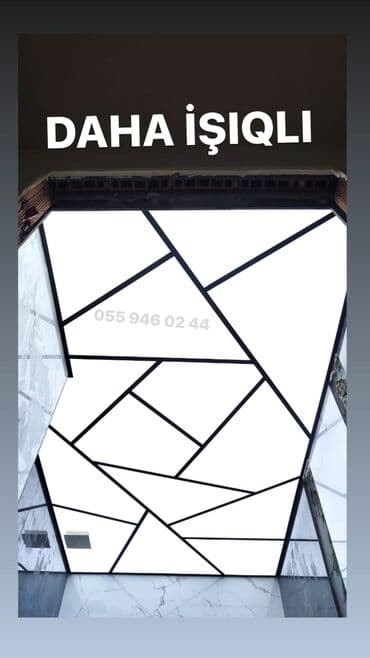 tavan modelleri: Asma tavan, Şüşə, Suyadavamlı, Pulsuz çatdırılma, Pulsuz quraşdırma, Zəmanətli — 2