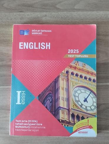 Məhsul: “English 2025 Test Toplusu” – I hissə Nəşriyyat/İnstitut