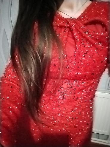 Qirmizi pariltili don az istifade olunub alib hem evde hemde cole zada