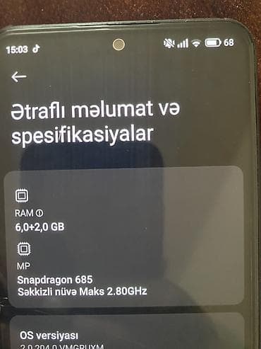 redmi note 12 s: Redmi Note, 128 GB, rəng - Qara, Sensor — 5