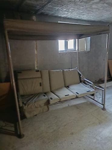 kunc mebel: Divan-yelləncək, Zontikli, Metal — 2