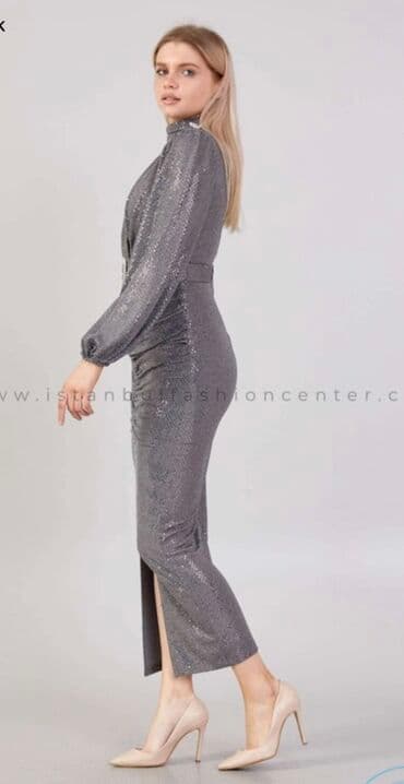 hicab geyimləri: Ziyafət donu, Midi, S — 4