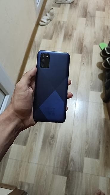 poco m6 8 256: Samsung Galaxy A02 S, 32 GB, rəng - Göy, Sensor — 4