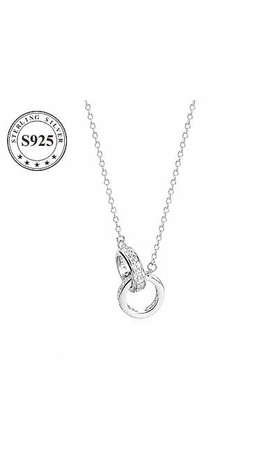 chopard sep: S925 gümüş boyunbağı - Material: 925 əyarlı sterling gümüş (S925 — 2