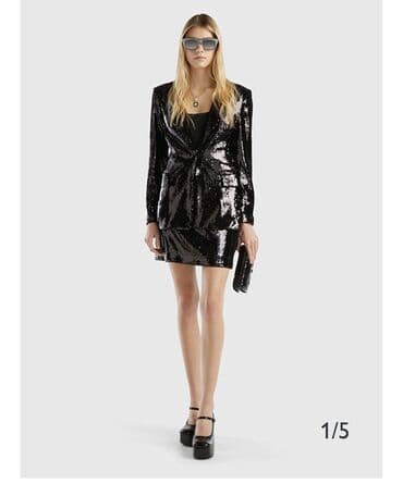 qadin pencekleri: Benetton firmasınındı, əsl ziyafət pencəyidi, 40,42 razmer — 3