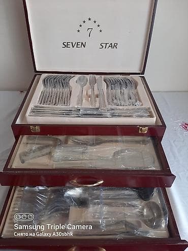 duyu: “Seven Star” markalı dəst – paslanmayan poladdan süfrə ləvazimatları — 3