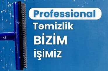 Təmizlik | Kafe, mağazalar, Ofislər, Həyətlər | Gündəlik təmizlik, Çılçıraqların yuyulması və təmizlənməsi, Ümumi təmizlik