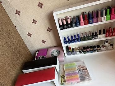 для маникюра: Manikür üçün tam avadanlıq dəsti - Kompakt ağ iş masası: 2 çekmecəli — 3