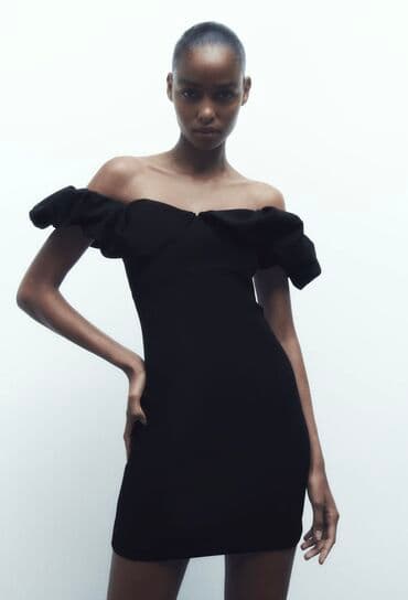 ağ qızıl üzük: Ziyafət donu, Mini, Zara, XS — 2