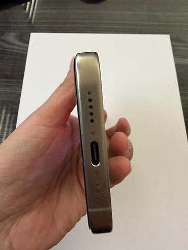 dubay iphone satisi: IPhone 15 Pro, 256 GB, White Titanium, Face ID — 4