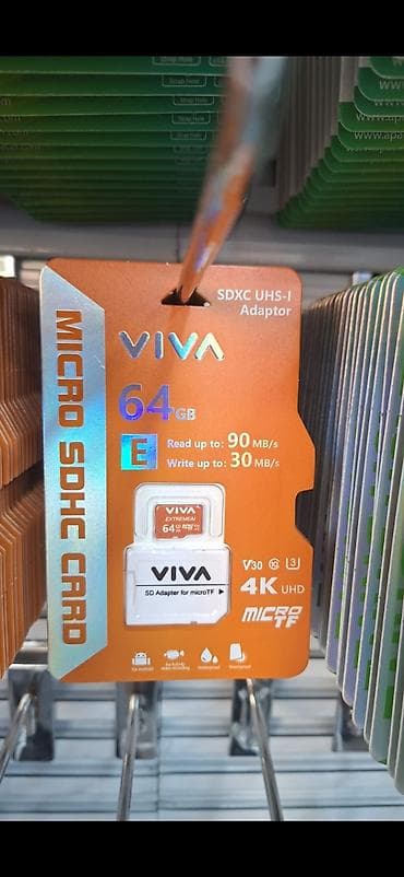 justfog minifit s: Micro Kart Sd Kart 64Gb Tam Orginal Mehsul Rahatligla Istifade ede — 1